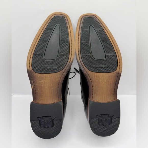 FLORSHEIM Black Leather Cap Toe Oxford Dress Shoes Men's 8.5 VGC - Picture 9 of 9